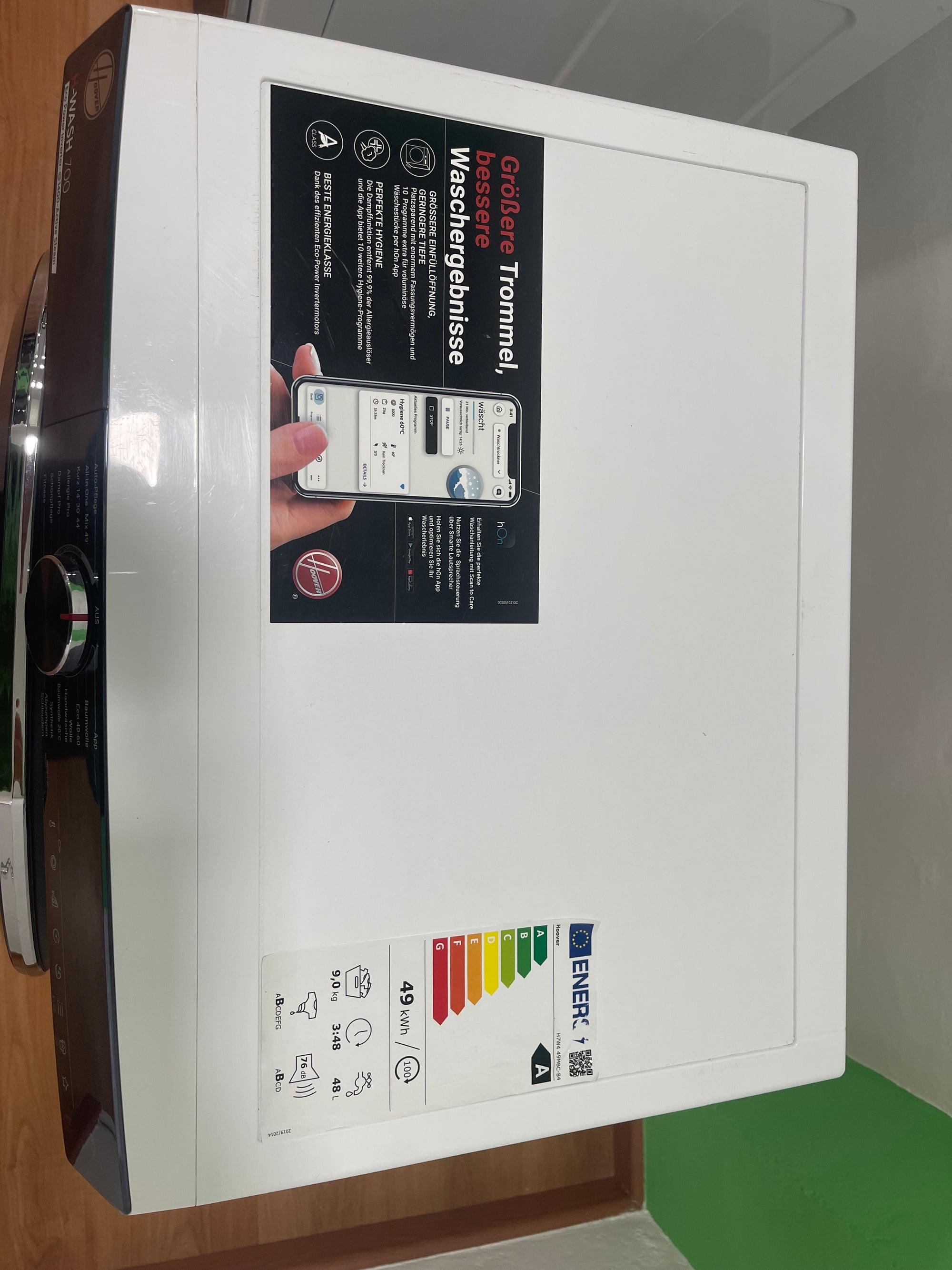 LAVADORA HOOVER H-WASH 700 9KG