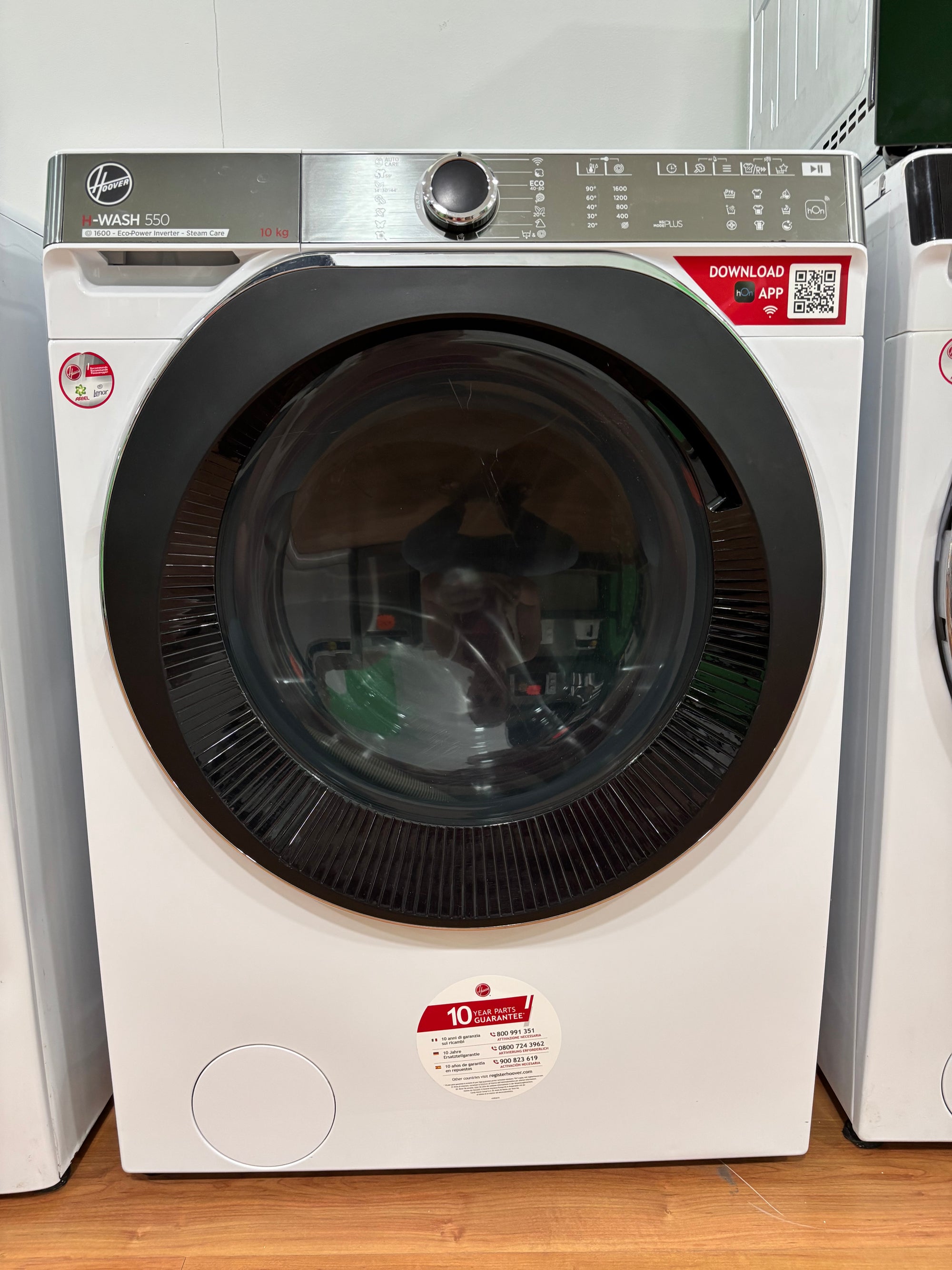 LAVADORA HOOVER H-WASH 550 H5WPB610AMBC8-S 10KG
