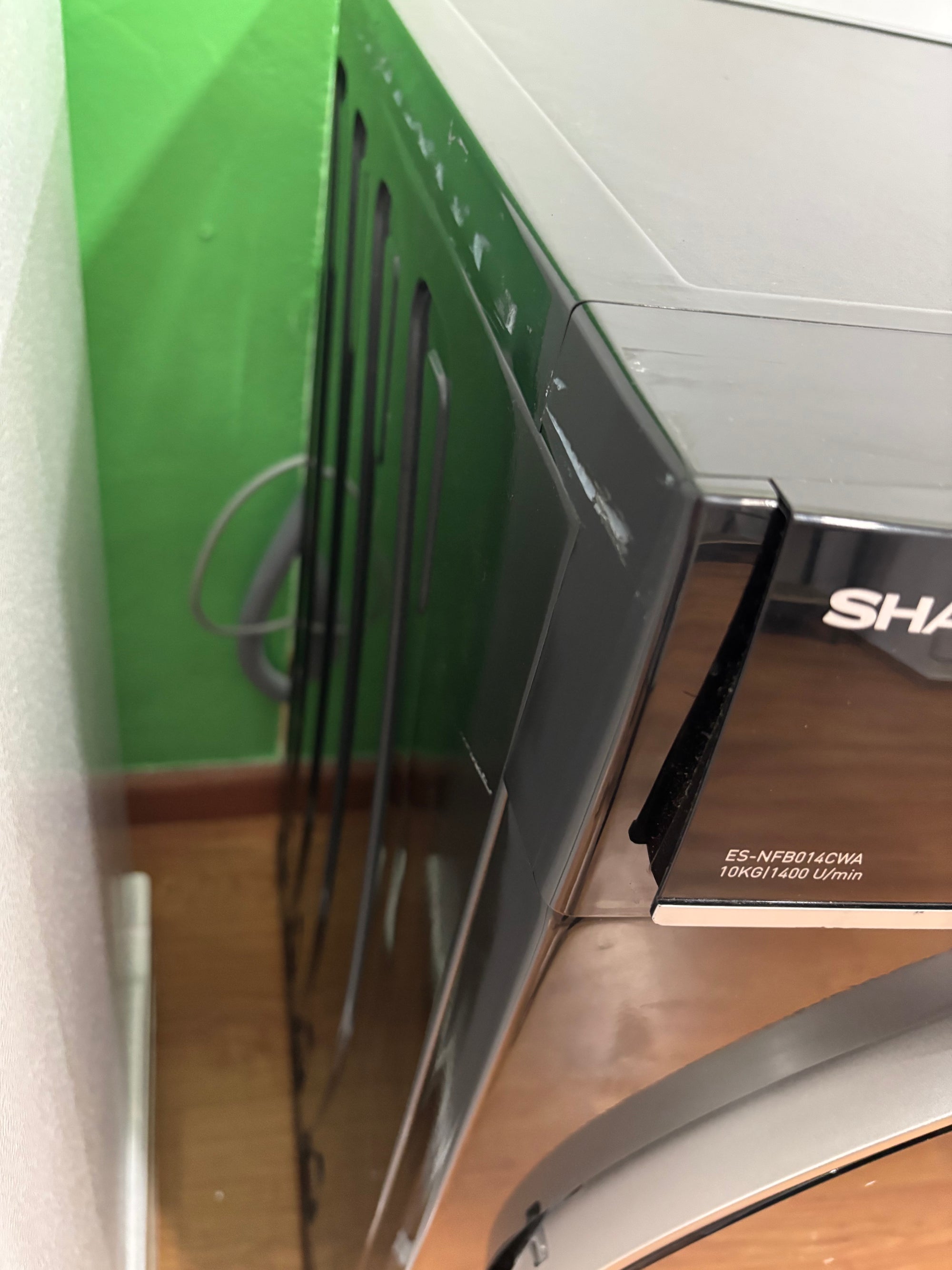 LAVADORA SHARP 10KG NEGRA